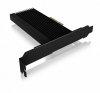 IcyBox Karta PCI na M.2 SSD NVMe IB-PCI208-HS z radiatorem